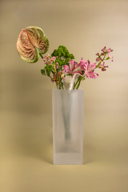 Frosted Vase