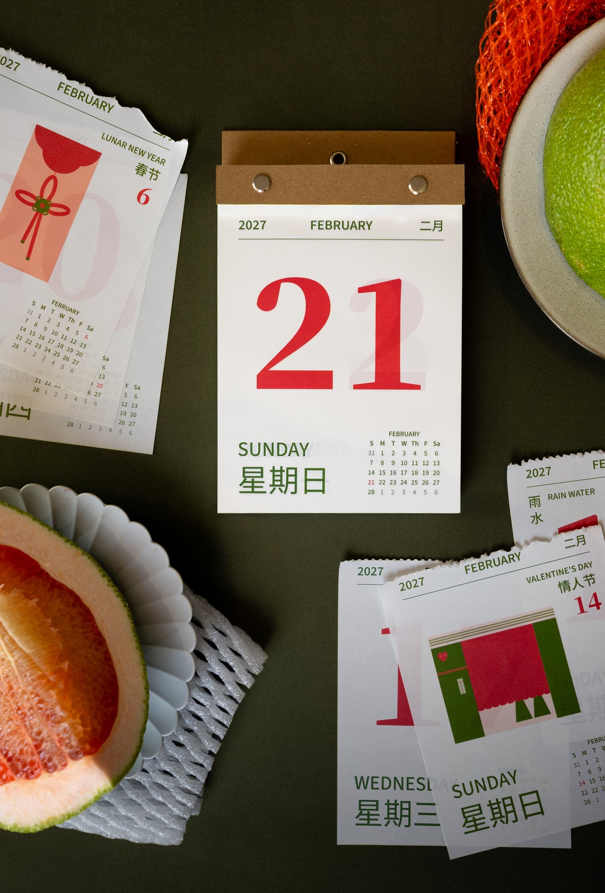 2027 Daily Tear-off Calendar